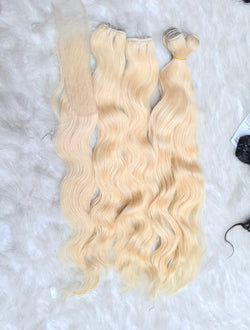 Blonde hair closures